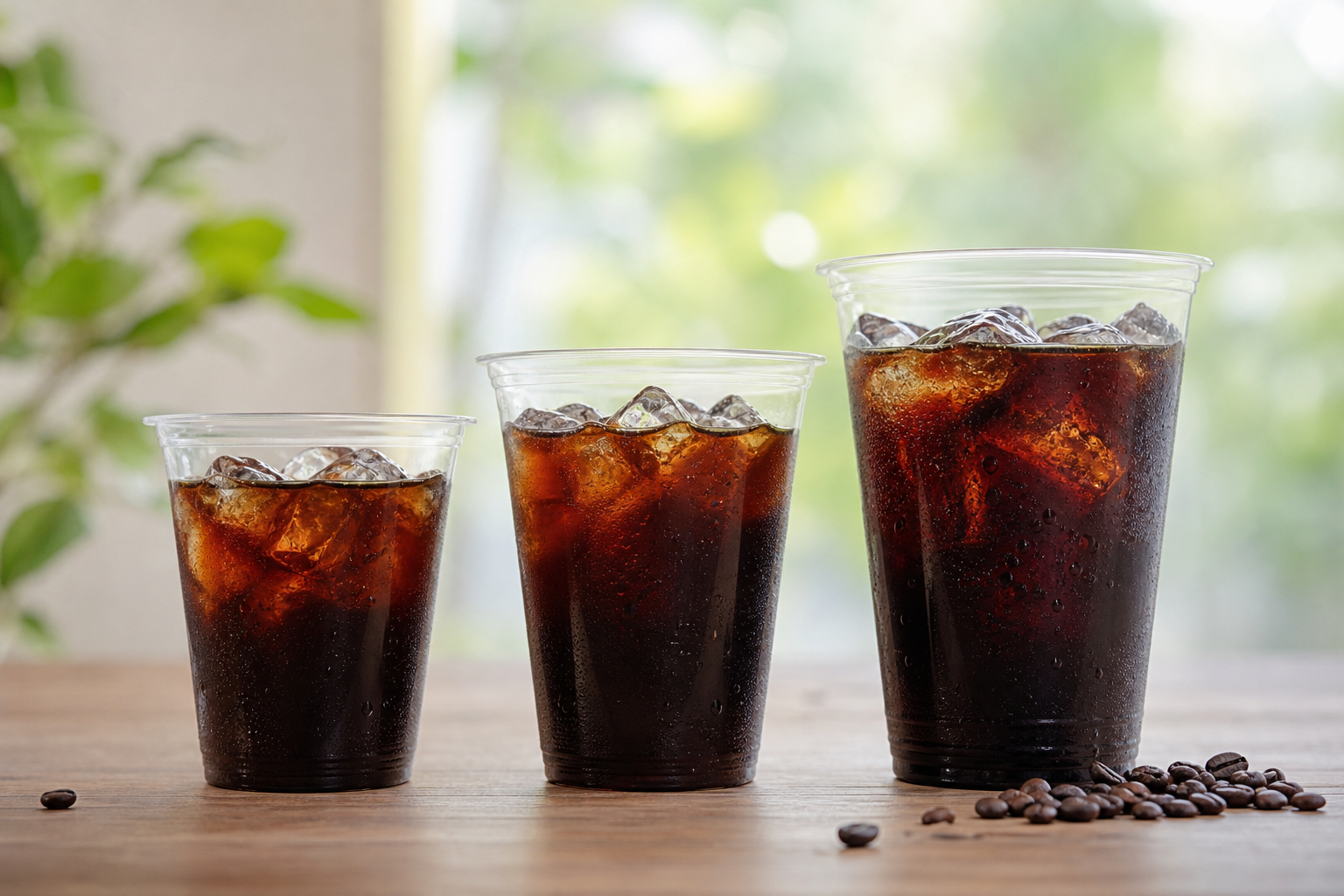 サイズ別のカフェイン量は分かる?